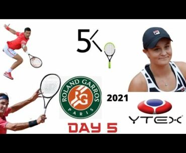Roland Garros / French Open 2021 Tennis Day 5 Live Chat. Federer Moves On. Barty Retires.