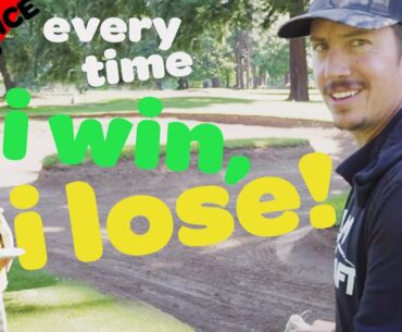 The disc golf curse is real..and we don't like it! | Portland Open F9 | Mic'd Up Practice Round