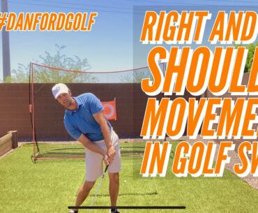 RIGHT AND LEFT SHOULDER MOVEMENTS IN GOLF SWING || GOLF TIPS