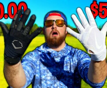 $5 Batting Gloves vs. $50 Batting Gloves! IRL Baseball Challenge