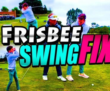 FRISBEE Swing Fix - Golf Swing GRIP Procedure