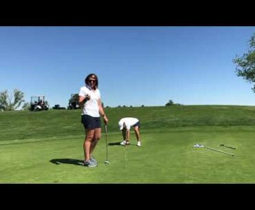 Starting a putt on your intended line