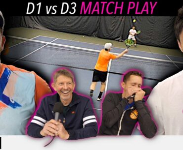 Mike vs Mark - D1 vs D3 Singles Match Play (Part 1)