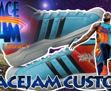 Awesome SPACEJAM custom inspired Tune Squad jersey - Adidas Pro Model 2G