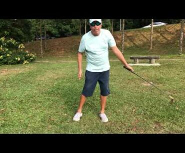 Golf Left hand Grip and Leverage