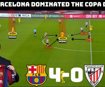 Tactical Analysis: Barcelona 4-0 Athletic Bilbao | How Koeman Won His First Trophy |