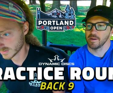 Eric Oakley and Chris Clemons Practice Round Portland Open Back 9 | Golf Cart Camp
