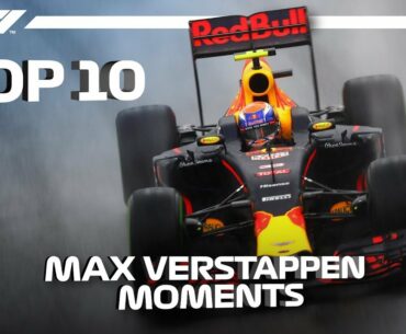 Top 10 Moments of Max Verstappen Magic in F1