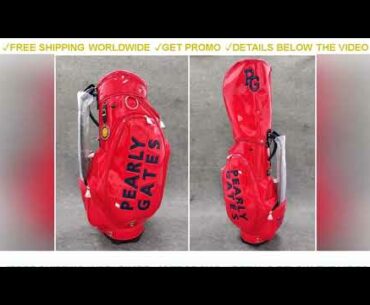 [Cheap] $200 VICKY G GOLF CLUBS BAG 2020 PEARLY GATES GOLF STANDARD BAG RED PEARLY GATES GOLF BAGS