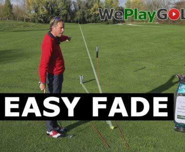 Golf instruction: Easy tip to fade the golf ball - How to curve the golf ball from left to right