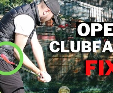 WHY YOU OPEN UP YOUR CLUB FACE IN THE GOLF SWING AND HOW TO FIX IT