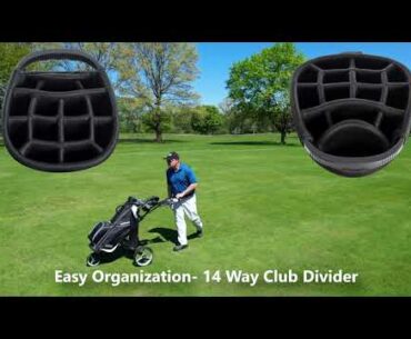 IZZO Ultra Lite Cart Bag - Bag Features