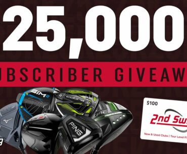 2nd Swing's 25,000 Subscriber Giveaway! Win a FREE Custom-Fit Driver