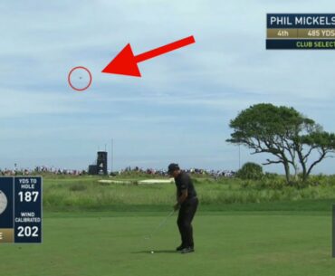 Phil Mickelson So Focused, Won't Even Tolerate a TV Drone