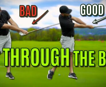 Golf Downswing Lesson | How to get THROUGH the Ball