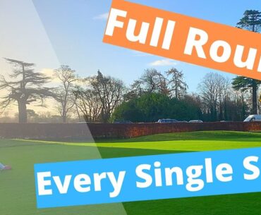 GOLF STRATEGY TIPS | Playing the front 9 at Ratho | Every Shot Shown