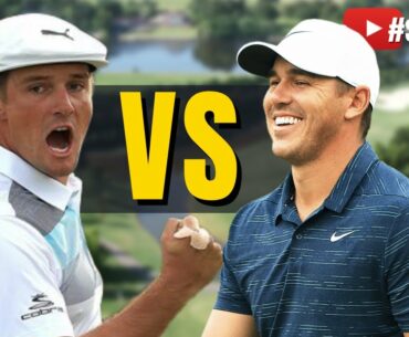 Bryson DeChambeau VS Brooks Koepka: The PGA TOURS Newest Rivalry #shorts