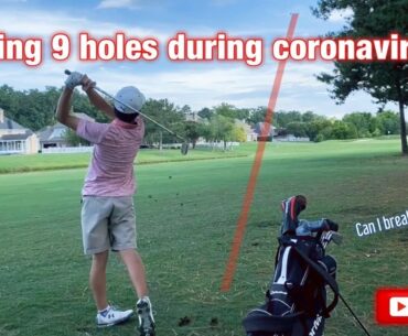 Playing 9 Holes of Golf during Coronavirus (Shot Tracers)