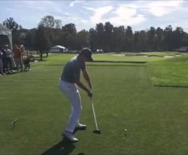 Jordan Speith driver dtl - Riviera 10th tee