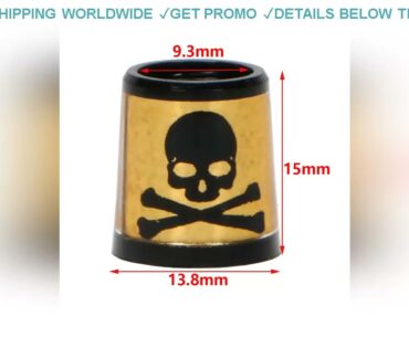 [Sale] $129 Golf club ferrule 0.370 Available for irons shaft black skull pattern Wholesale free sh