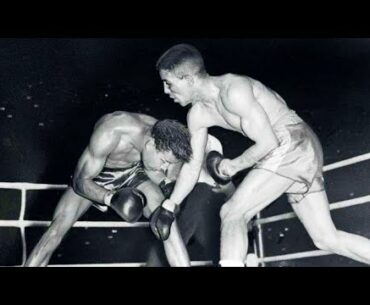 Randy Turpin vs Sugar Ray Robinson 1 // Highlights