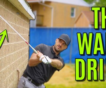 THE WALL DRILL | Shallow Your BACKSWING To Shallow Your DOWNSWING