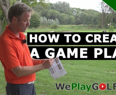 Improve your game of golf: create a GAME PLAN on the driving range