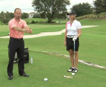 Golf Swing Exercise - Shoulder rotation with club arm connection