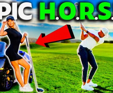 Playing Horse With Golf Model!!!