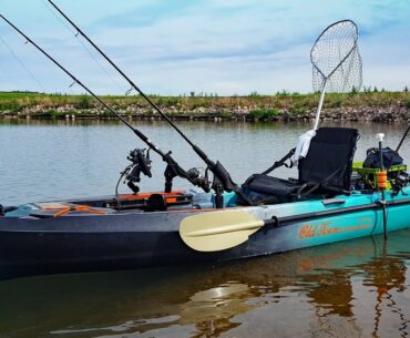 Kayak Carp Fishing in My New Old Town Sportsman 120