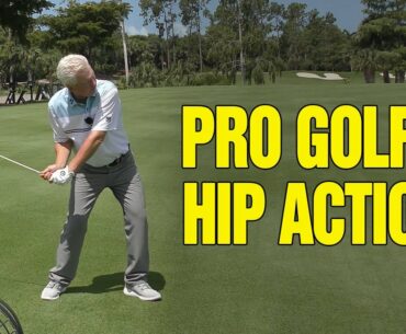 How to Use the Hips in the Golf Swing (PRO GOLFER HIP ACTION)!!