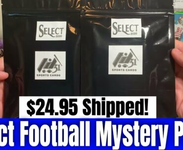 I Bought Two $25 eBay Select Football Mystery Packs! One Guaranteed Top Rookie QB Per Pack!