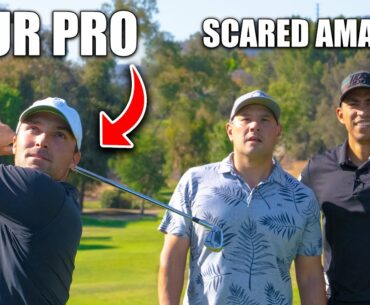 We Challenged A Tour Pro! // 2v1