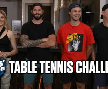 Table Tennis Challenge w/ Eugenie Bouchard, Josh Norris and Colby Armstrong | Kes' House