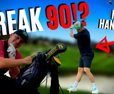 HELPING A HIGH HANDICAP GOLFER BREAK 90... THE EASY WAY!