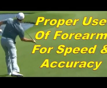 How To Use Forearm Muscles for Speed and Accuracy | Rory McIlroy Throwing Club Action