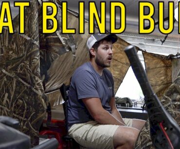 DIY Boat Duck Blind Build