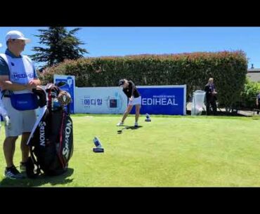 Lindsey Weaver slow motion golf swing LPGA Mediheal