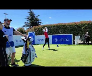 Jeongeun Lee slow motion golf swing LPGA Mediheal