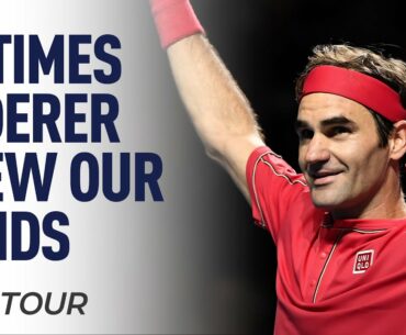 10 Times Roger Federer Blew Our Minds | TOP 10 | ATP