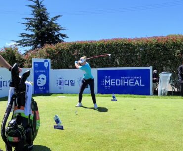 Ryann O'Toole slow motion golf swing LPGA Mediheal