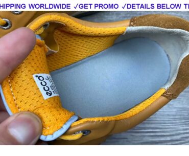 [Promo] $64.25 New Professional Genuine Leather Men Golf Shoes Yellow High Quality Walking Shoes Sp