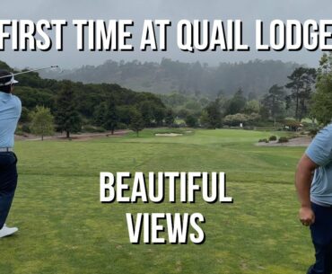 First Time At Quail (Quail Lodge & Golf Club) - 18 Holes