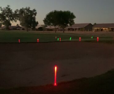 Glow Golf at Springfield Golf Resort - Night Golf Setup, LED Glow Sticks, Glow Balls - Arizona