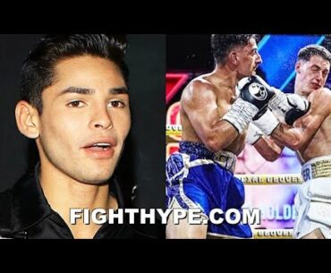 RYAN GARCIA REACTS TO STABLEMATE TAYLER HOLDER CONTROVERSIAL DRAW WITH ANESONGIB