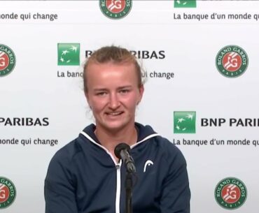 Barbora Krejcikova  "I cannot believe it!" - French Open  2021