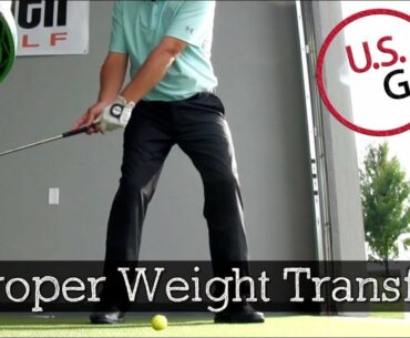 Weight Distribution at Address, Top of Swing and Impact