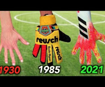 Testing Goalkeeper Gloves from 1930 to 2021 - how much have they changed?