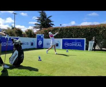 Esther Henseleit slow motion golf swing LPGA Mediheal