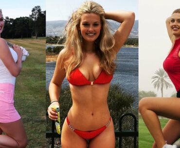 Meet Bella Angel, the golf beauty who stuns fans in skin-tight clothes and doubles up as a ring girl